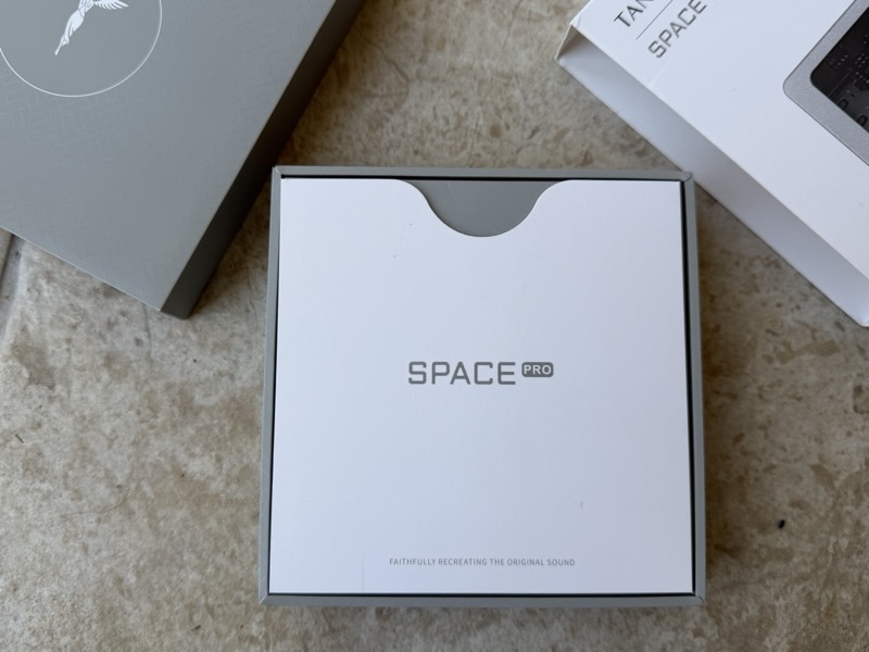 Space Pro packaging close-up