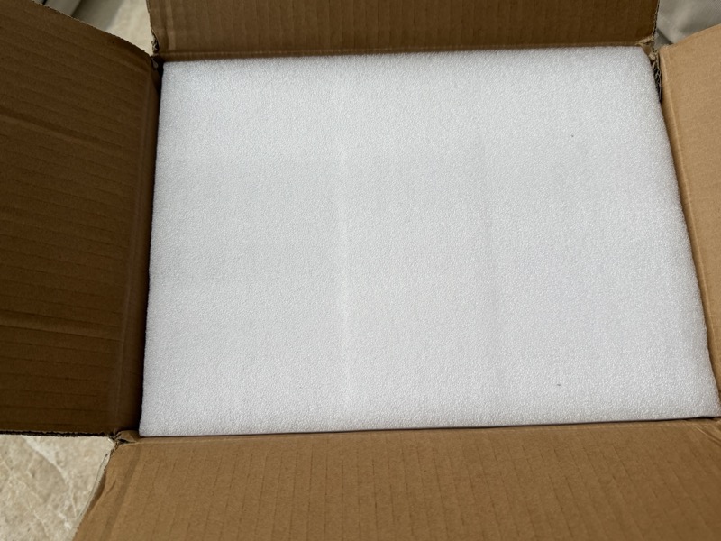 box interior with foam