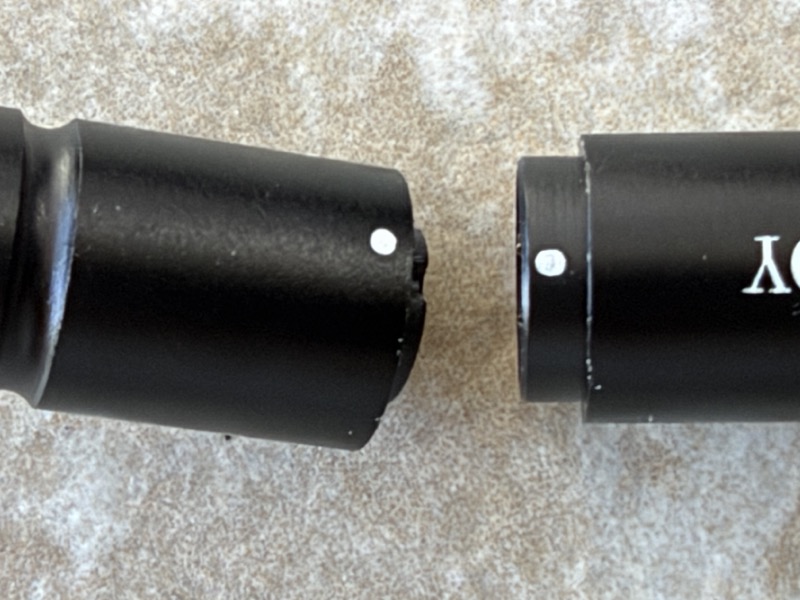 cable adapter alignment dots