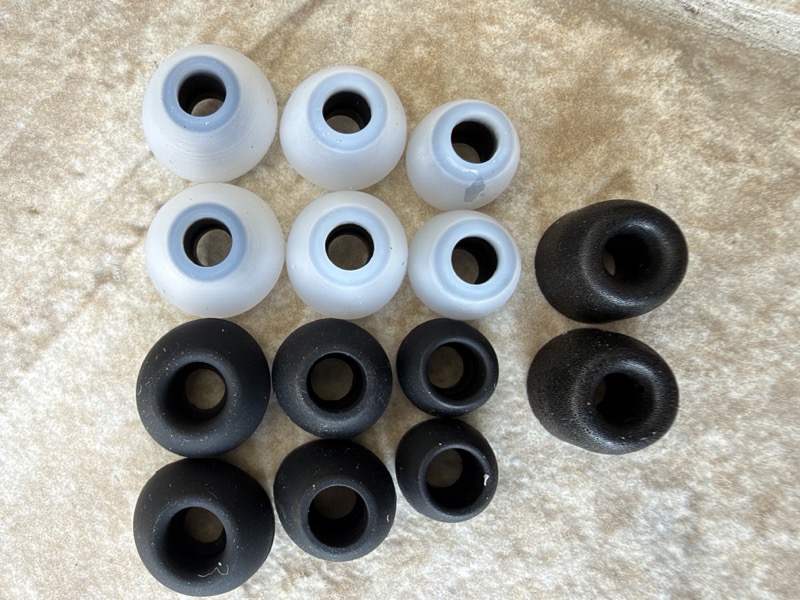 great selection of eartips