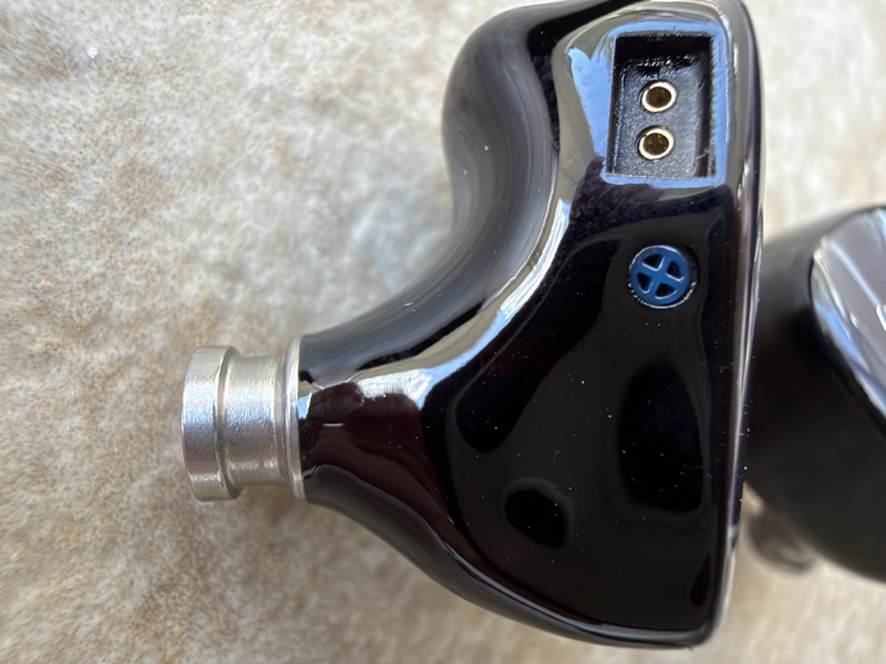 in ear monitor close up showing vented design