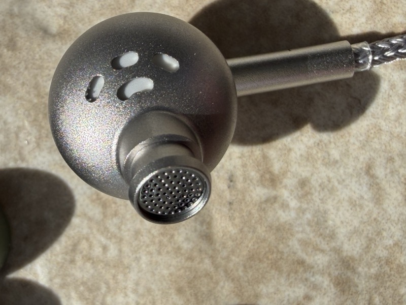 a close-up of the nozzle mesh filter