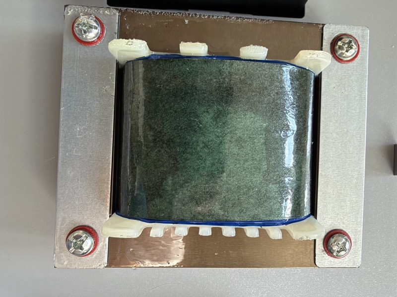 close up transformer component detail
