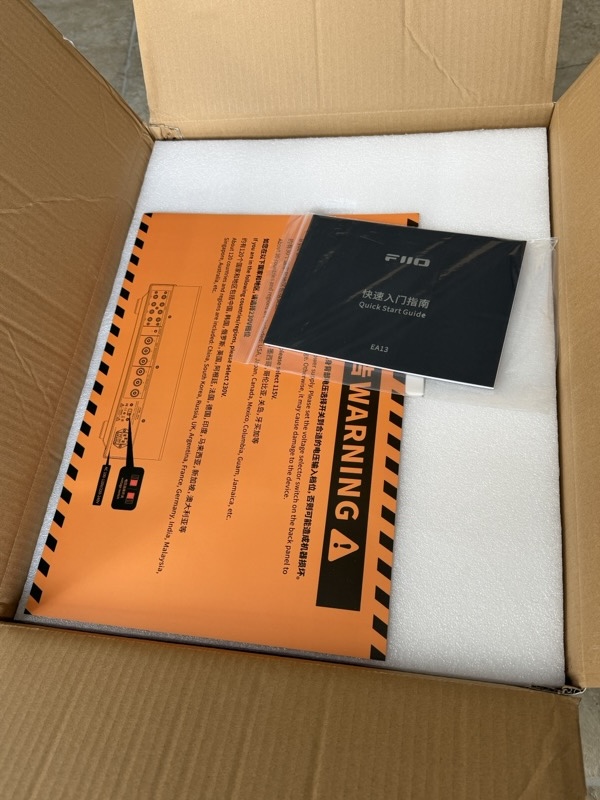 fiio product packaging and manual