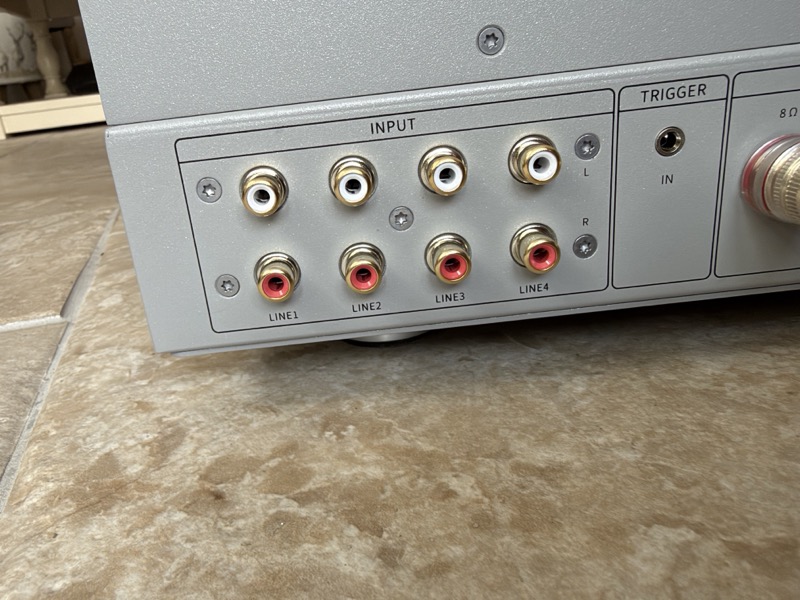 gold plated rca input terminals