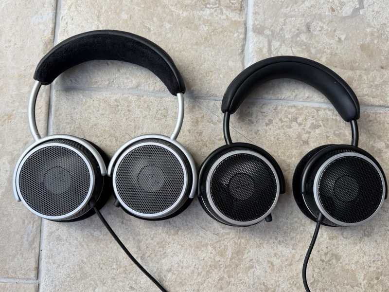 the OAE1 and OAE2 driver grilles compared