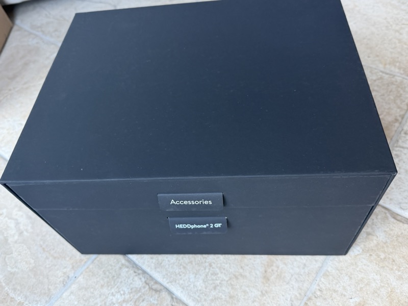 the separate accessories box