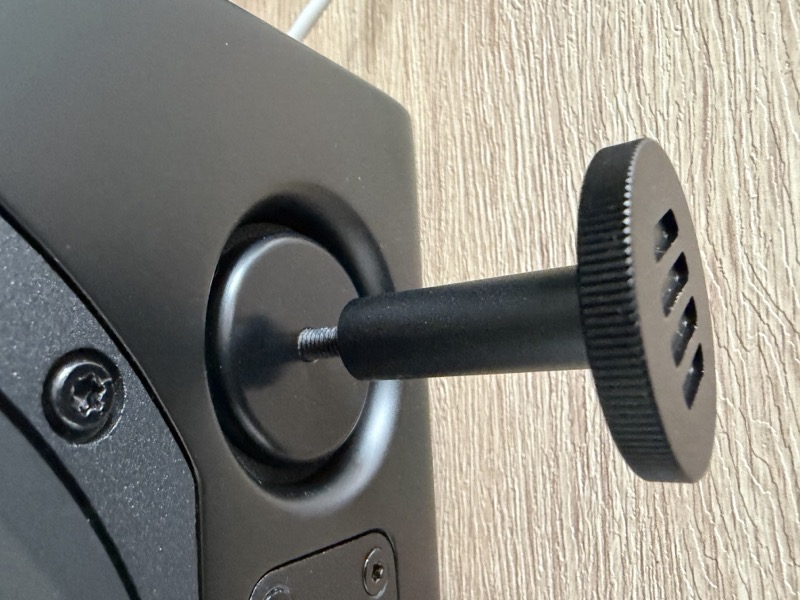 the tool engaged with the CoP bass-port plug