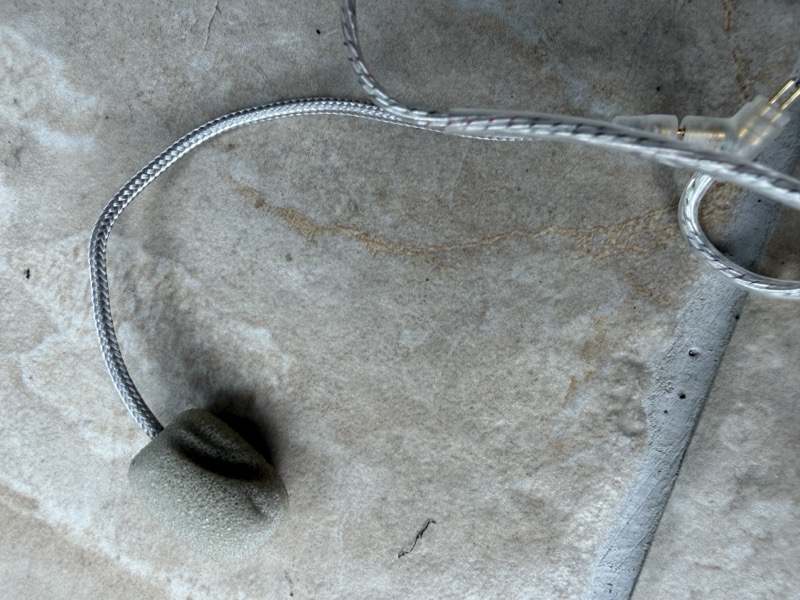 microphone attached to the cable