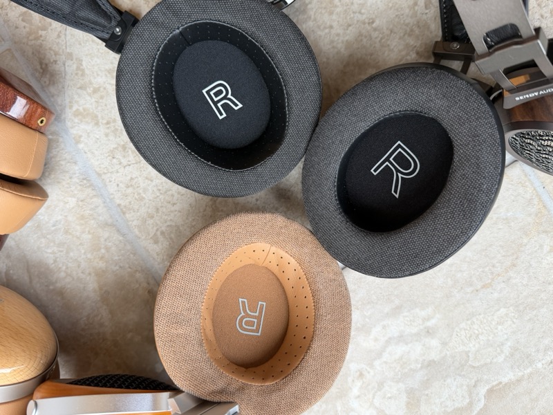 the apollo pro’s earpad compared against pads from other headphones in the collection