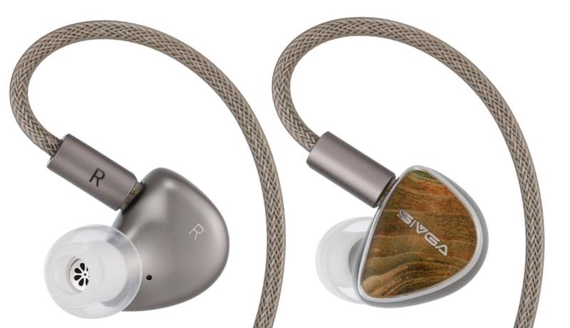 the Sivga Lyrebird, showing the alloy shell and the stabilized wood faceplate