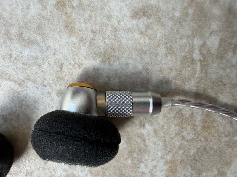 single earbud closeup
