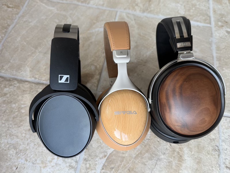 the sennheiser hd480 pro, sivga sv021 pro v2, and fiio ft1 side by side