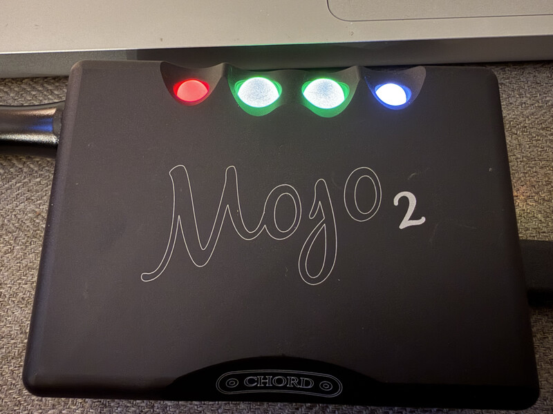 chord mojo 2 with four illuminated control spheres