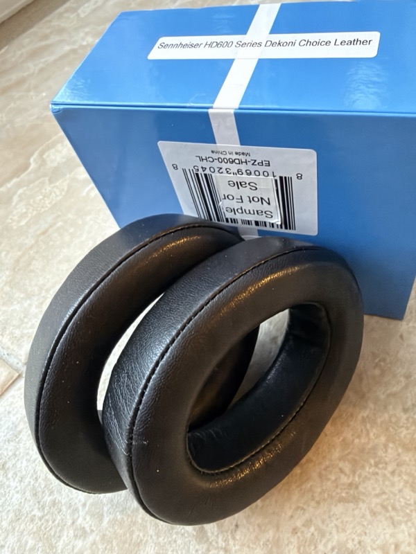 choice leather pads photographed at an angle showing the pebble grain and stitching