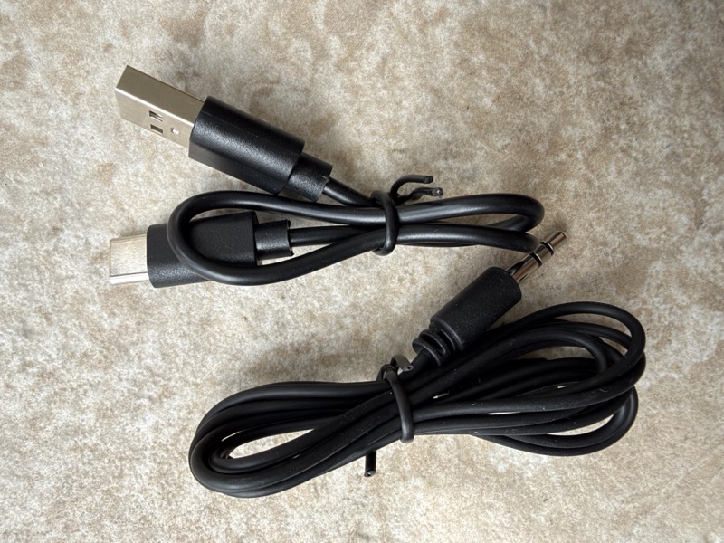 aux and usb-c cables