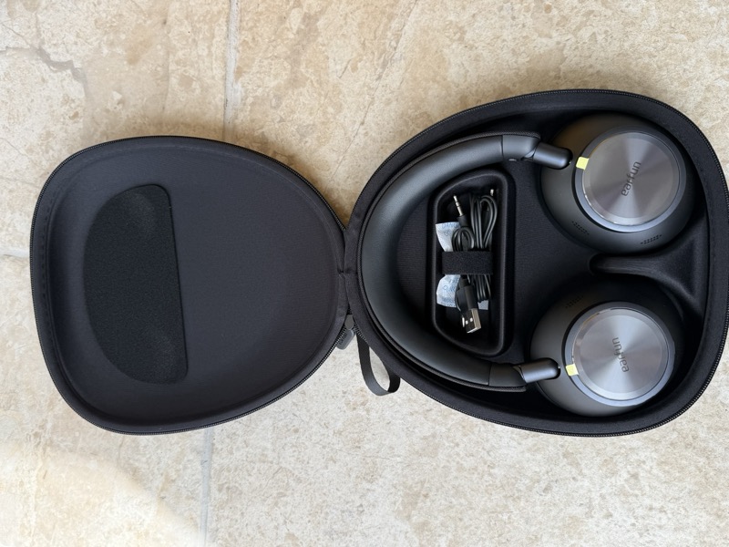 wave pro x folded in the open travel case