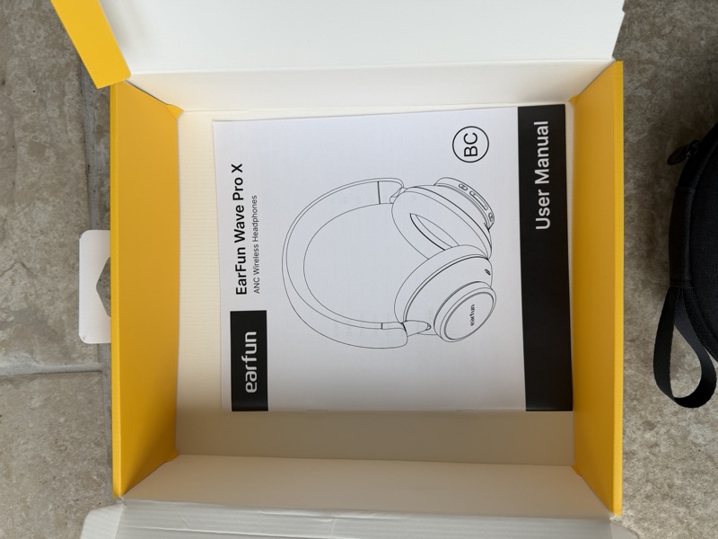 user manual under the case