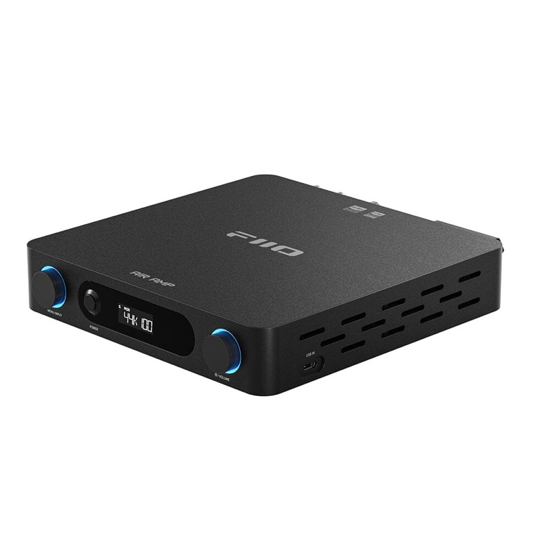 fiio air amp streaming power amplifier, black variant