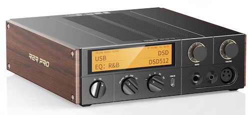 fiio k17 r2r in silver with ash side panels and black with black walnut side panels